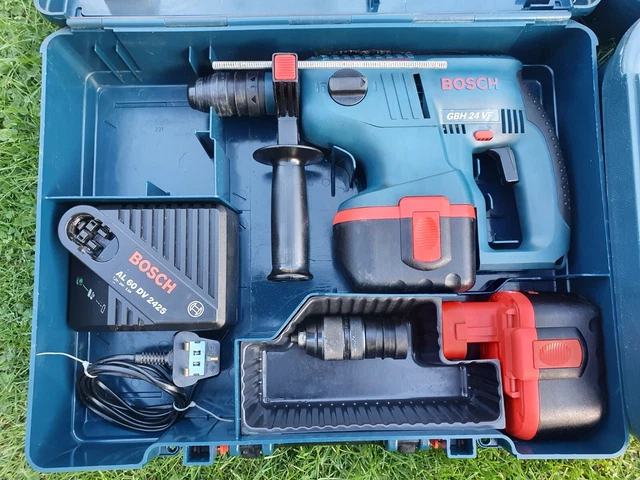 Taladro Bosch GBH 24VF SDS y sierra circular Bosch GKS 24V