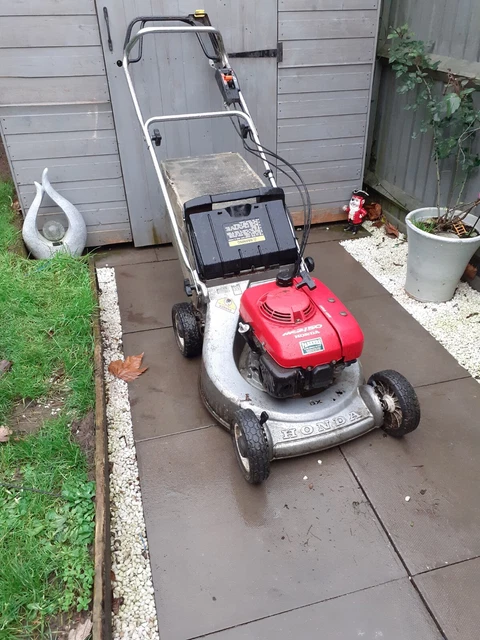 honda petrol lawn mower self propelled