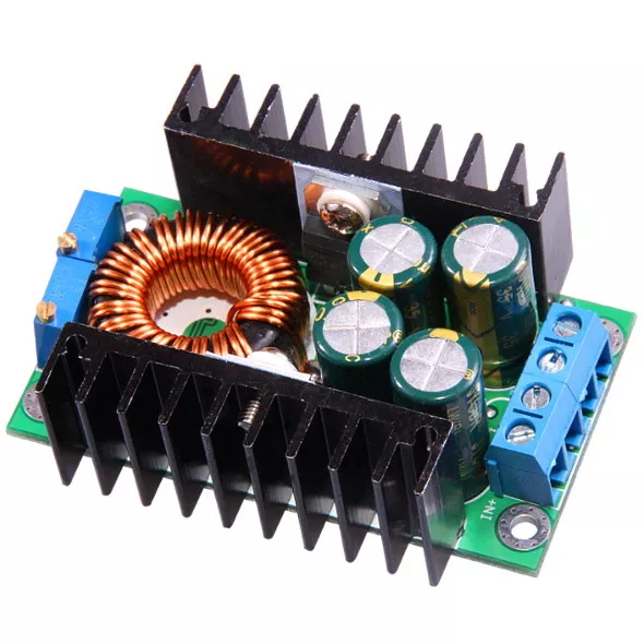 10A 300W DC-DC Buck Converter Step-Down 8-40V to 1.25-35V with Current Control