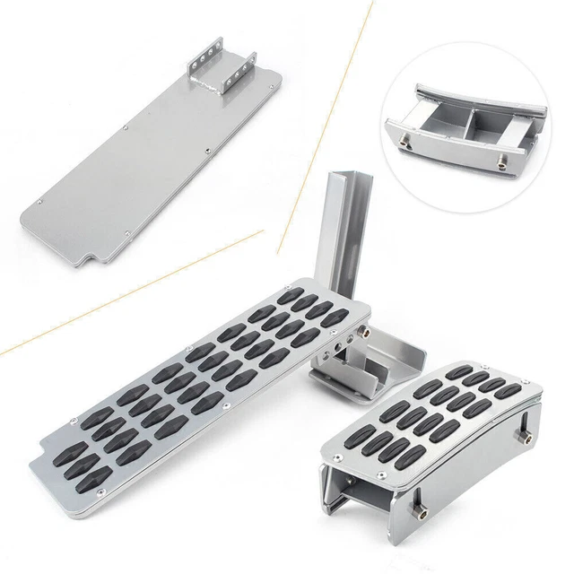Pedale poggiapiedi e regolazione acceleratore cuscinetto in acciaio per Jeep Wrangler JK 2007 - 2016