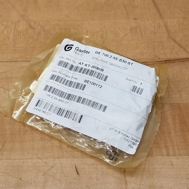 Ganter Norm GN 706.2-55-B30-ST Split Set Steel Collar - NEW