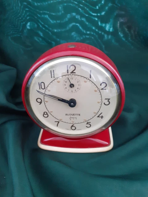 Réveil Mécanique Vintage Japy "Alouette"