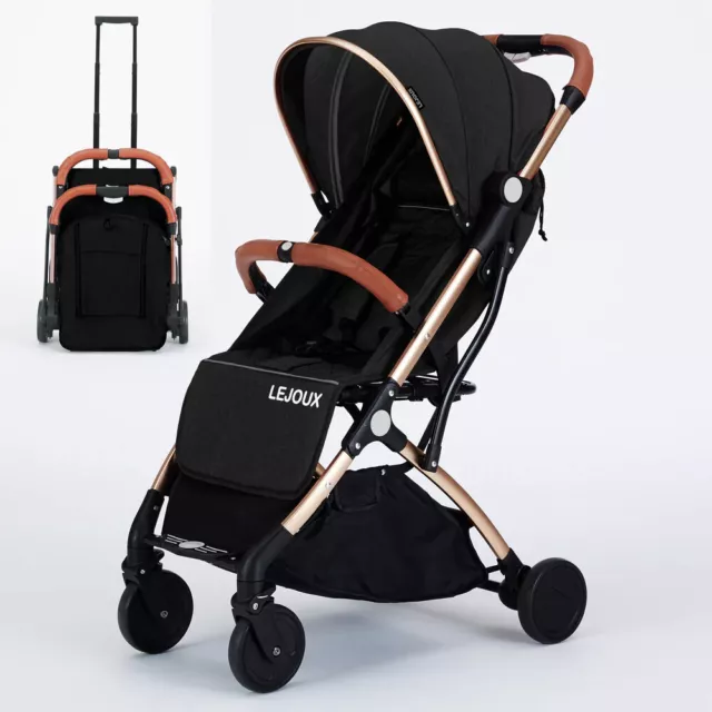 Brand New Lejoux Baby Stroller Foldable & Lightweight Travel Pram UK