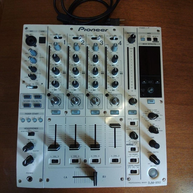 Pioneer DJM-850 Pro Digital DJ Mixer 4-Channel DJM850 DJM-850-W High-end Pioneer DJM-850 Pro Digital DJ Mixer 4-Channel DJM850 DJM-850-W High-end
