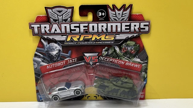 HASBRO TRANSFORMERS RPMS AUTOBOT JAZZ VS DECEPTICON BRAWL NEW MOC EUR ...