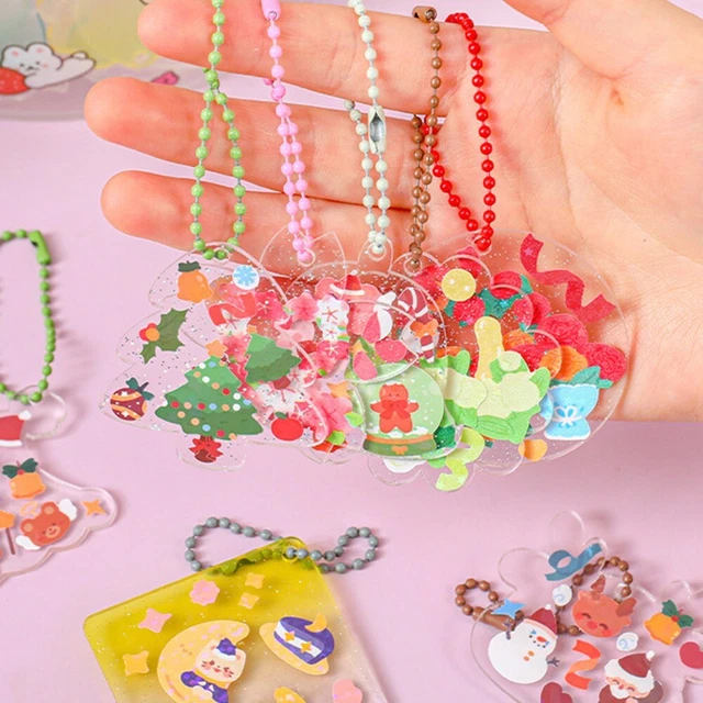 Juego de tarjetas de acrílico cuco flash guka set de larga duración llavero de PVC