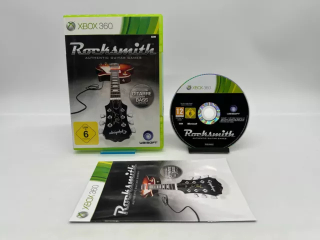 Rocksmith Authentic Guitar Games XBOX 360 in OVP mit Anleitung