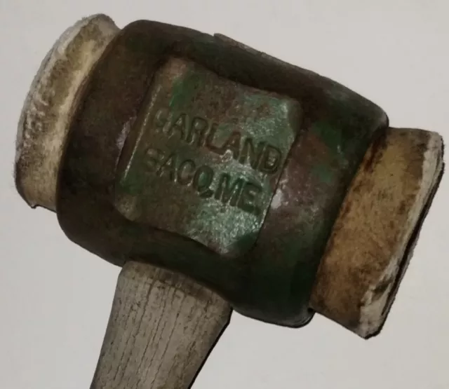 Garland Hammer No.5 Rawhide Split-Head Mallet 3" Face Diameter