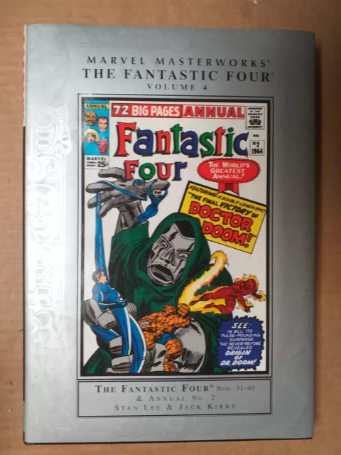 Marvel Masterworks Fantastic Four 4 2nde édition 2003 en tbe Kirby Lee