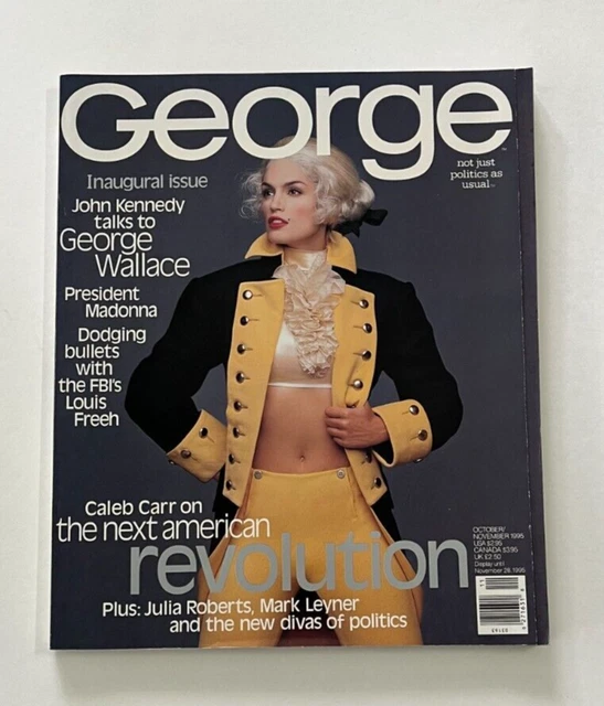 GEORGE MAGAZINE.] JFK JR Collectible 1st issue, George Inaugural, Oct ...