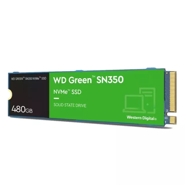 Western Digital WDS480G2G0C WD Green SN350 480GB M.2 2280 NVMe Gaming SSD Up ...