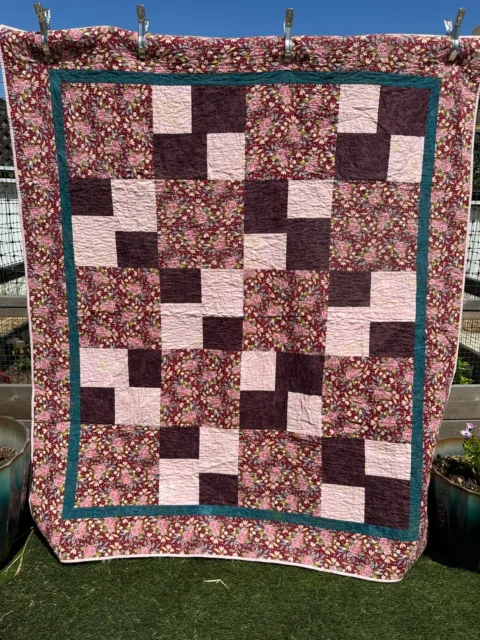 **Handmade Quilt** Homemade ~ Finished Quilt ~ Snuggle Ready!