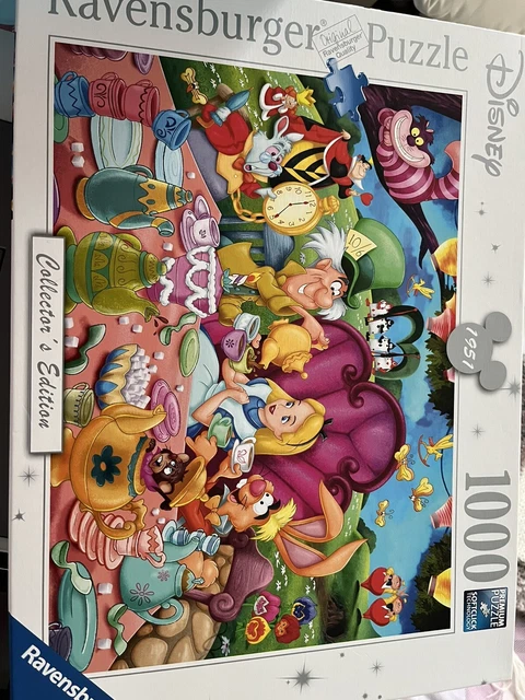 RAVENSBURGER DISNEY ALICE In Wonderland 1000 Piece Jigsaw Puzzle £2.00 ...