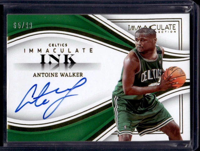 ANTOINE WALKER /99 Auto 2023 Panini Immaculate Boston Celtics 