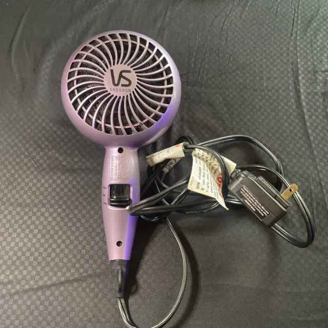 VIDAL SASSOON ANTI STATIC ION DIFFUSER HAIR DRYER Model VS 769 Tested Working