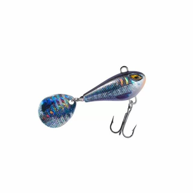 Balzer Shirasu Spin Buddy Jig Spinner Light Evil Eye UV Rotauge / Weissfisch