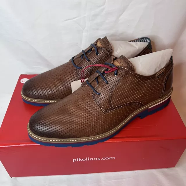 PIKOLINOS ALCOY NEVER Worn Mens Shoes In Box Sz 41 Leather Lace-up ...