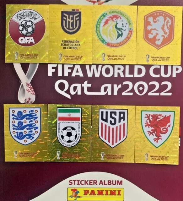 Panini Katar 2022 Fifa Wm Wm Aufkleber Sammlung Folien/Gruppe A & Gruppe B Fwc