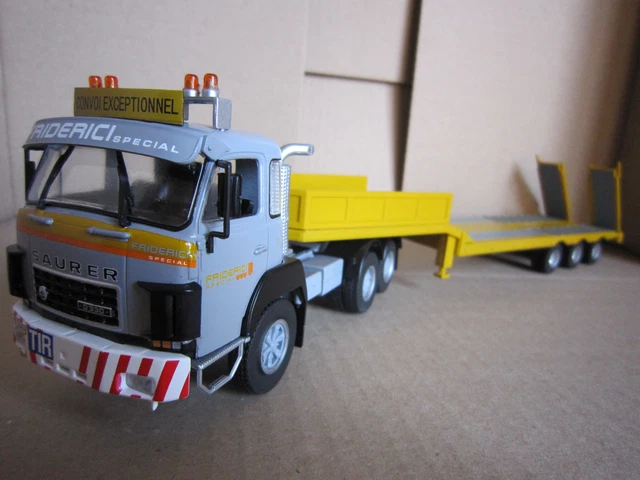 ALTAYA IXO 1/43 - Semi d'exception 41 - Saurer D330 semi engins