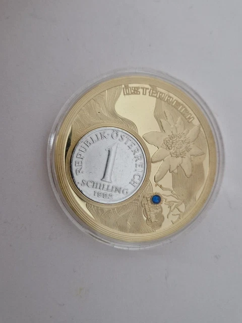 Austria 1 Schilling 1992 Osterreich -In Medal - European Currencies