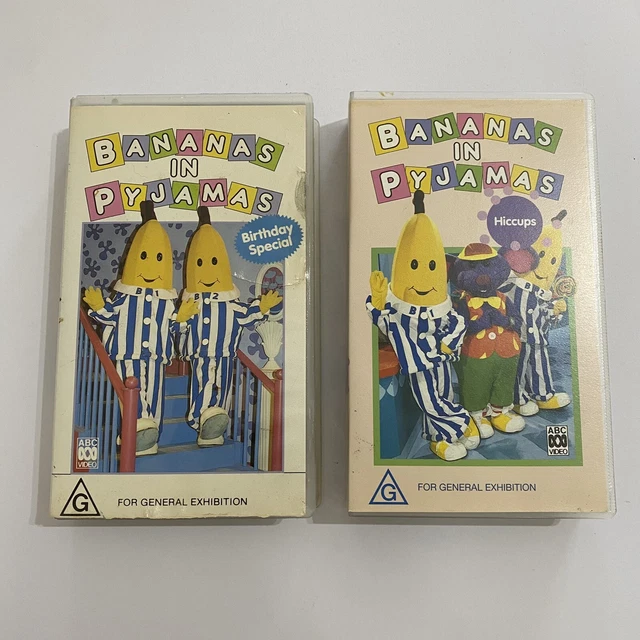 BANANAS IN PYJAMAS ABC Videos Hiccups (VHS, 1993) & Birthday Party (VHS