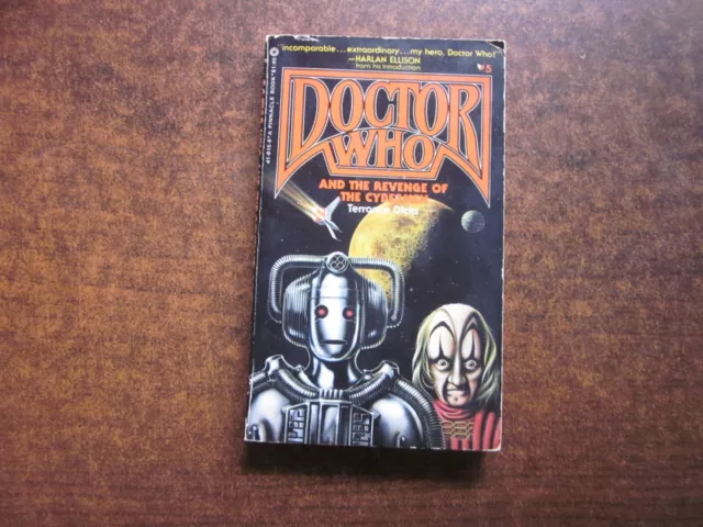 DOCTOR DR WHO and REVENGE of the CYBERMEN by Terrance Dicks 1983 Pinnacle Book