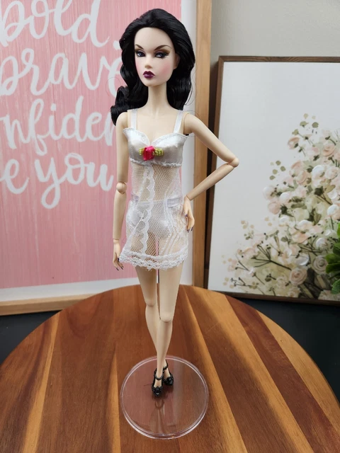 White Lingerie Set fits Silkstone Barbie Fashion Royalty Integrity Blythe Poppy