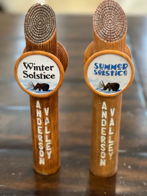Anderson Valley Brewing "Winter & Summer Solstice" Tap Handles