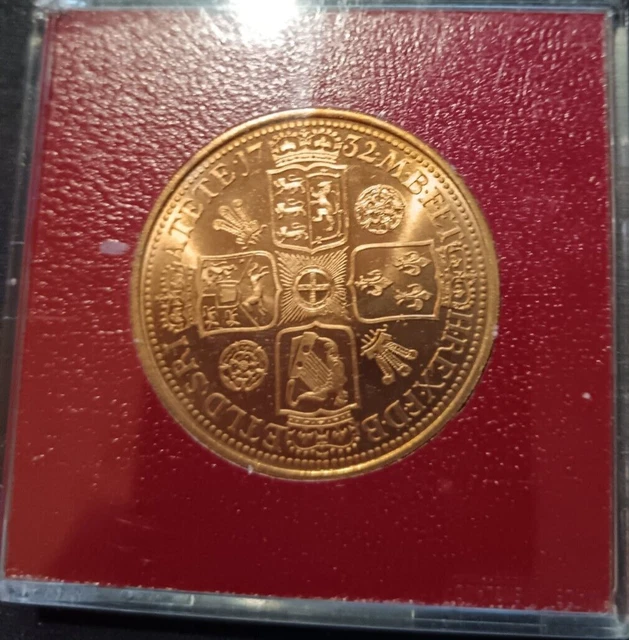 1732 BRITISH KING George the 2nd - Rare Restrke - Mintage unknown ...