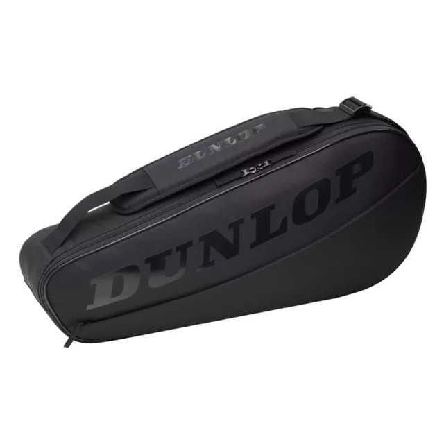 Dunlop CX Club 3 Racquet Squash Tennis Bag - Black