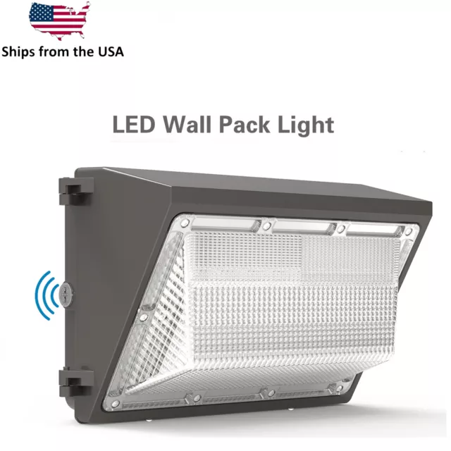 120W Led Wall Pack Light Daylight Dusk to Dawn Photocell Outdoor Wall Light