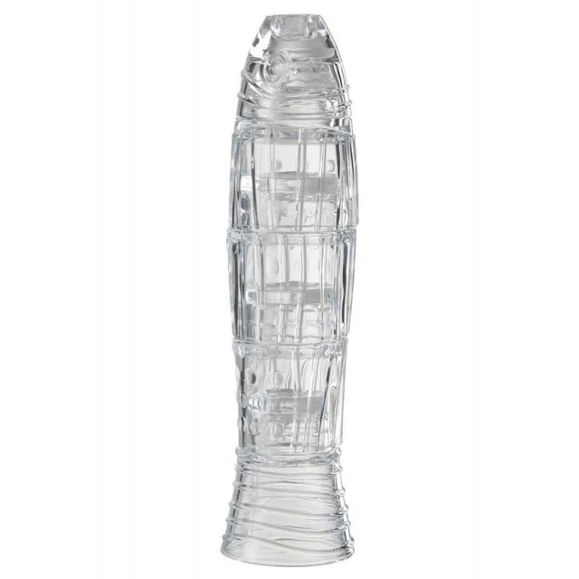 Paris Prix - Lot De 4 Verres Design "poisson" 36cm Transparent