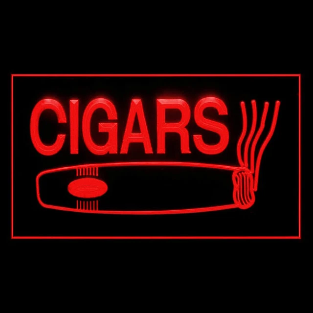 200001 Cigars Cuban Tobacco Store Shop Open Display Light Neon Sign 16 Color