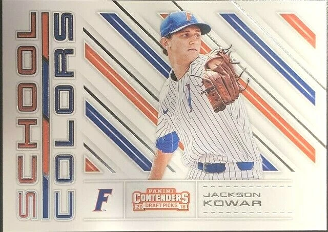 2018 Panini Contenders Draft Jackson Kowar School Colors Gators Royals