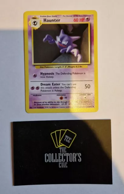 Pokémon TCG, Haunter Base Set 29/102, Regular Unlimited Uncommon