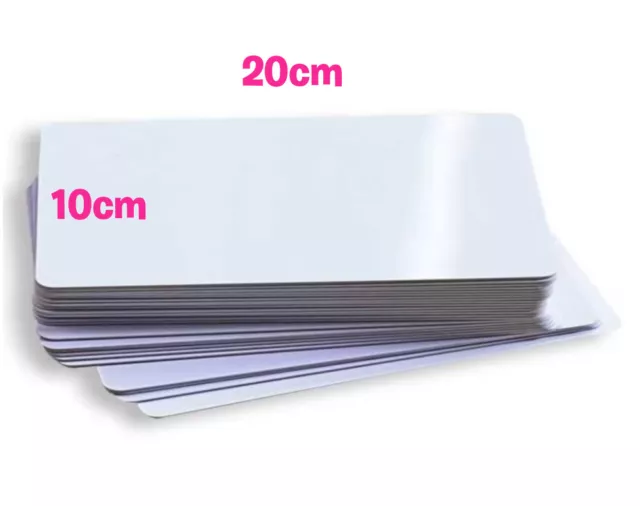 Blank White Sublimation Metal x10 x1 x50 BULK Pack Glossy Print for Heat Press 3