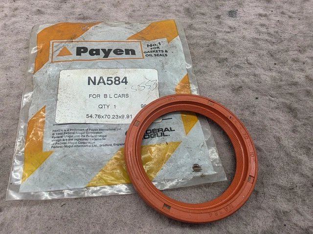 NEW NOS PAYEN Austin Mini Healey Sprite etc Primary Crankshaft Oil Seal ...