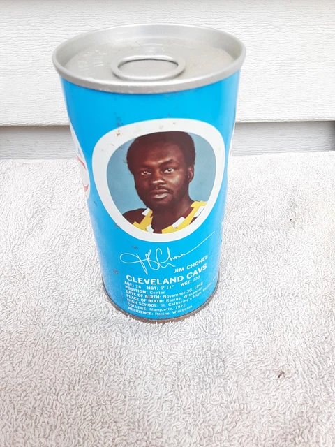 Rc Cola Cleveland Cavs Jim Chones  Straight Steel Soda Can Cans Empty Gar