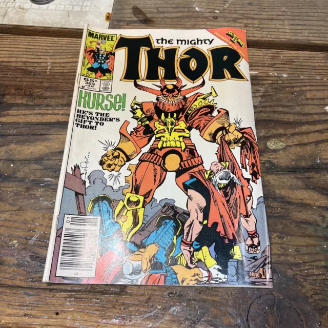 THE MIGHTY THOR COMIC BOOK VOL. 1 No. 363 JAN. 1986 MARVEL COMICS GROUP KURSE!