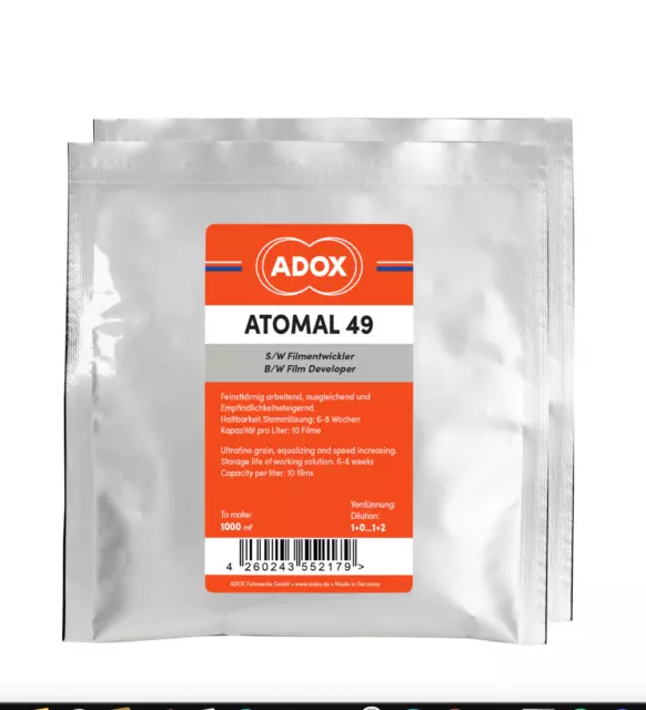 Adox Atomal 49 For 1L Black And White Film Developer B/W Film