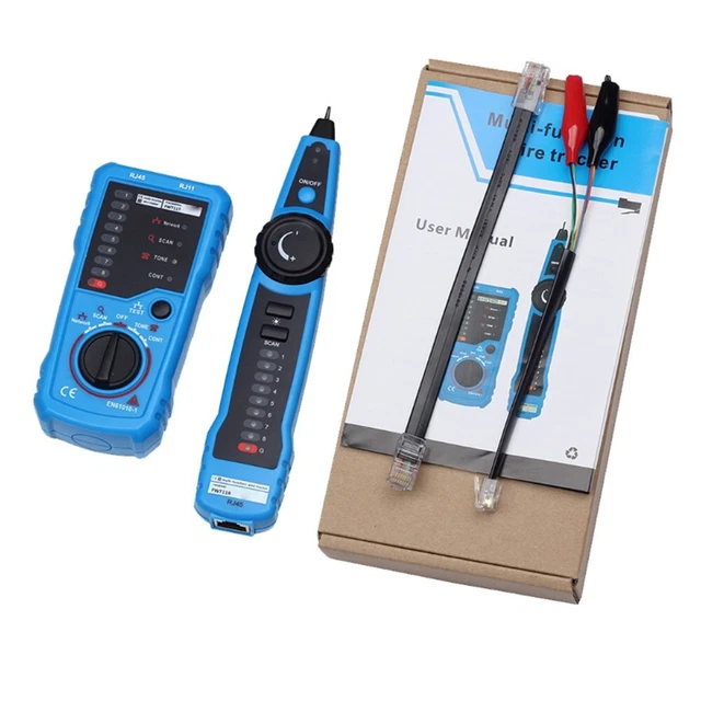 Versatile Cable Tracer for RJ11 Telephone Line Testing and Metal Wire Hunting
