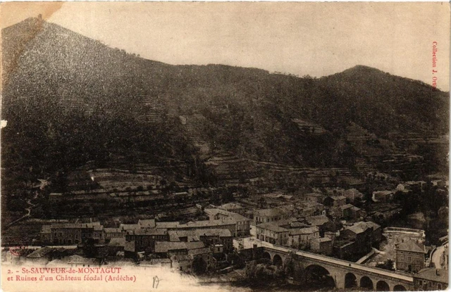 CPA AK St-SAUVEUR-de-MONTAUT and Ruins of a Feudal Castle (660991)