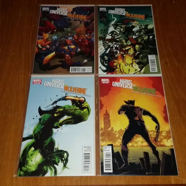 Marvel Universe Vs Wolverine #1-4 Punisher Hulk Marvel High Grade Set 2011 (4)