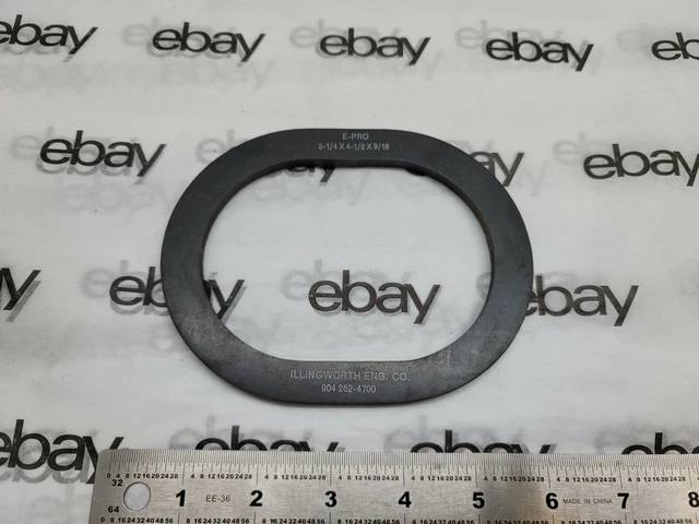 Illingworth Eng E-PRO 3-1/4" x 4-1/2" x 9/16" Rubber Gasket 318-010
