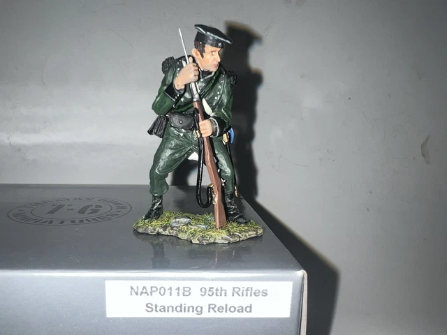Thomas Gunn Napoleonic British NAP011B 95th Rifles Standing Reloading Cap MIB Thomas Gunn Napoleonic British NAP011B 95th Rifles Standing Reloading Cap MIB