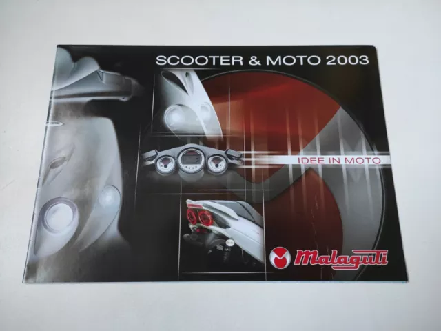Malaguti Gamme 2003 FR/IT Prospectus Catalogue Brochure Moto