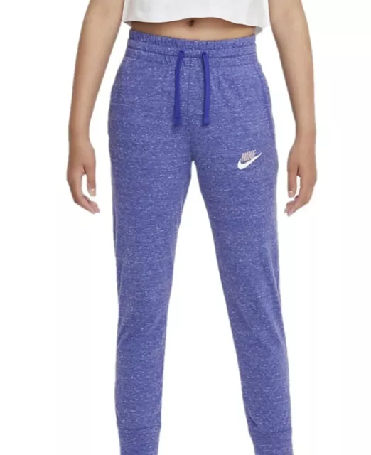 Nike Youth XL Girls Sportswear Jogger Pants in Lapis/Plum Fog