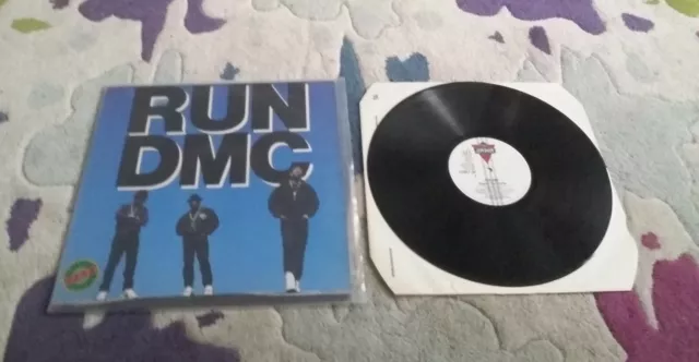 RUN DMC Tougher Than Leather 1988 Vinyl LP 1ST PRESSING LONLP38  M-/EX CONDITION