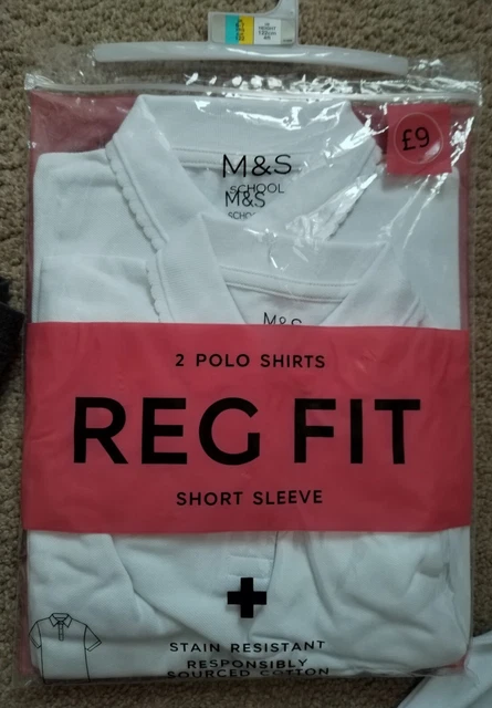 Pacchetto abbigliamento scuola ragazze età 6 7 anni top pompe Clarks PE leggings NEXT M&S 3