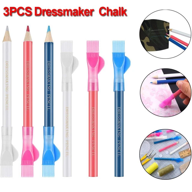 Erasable With Brush Tailor's Chalk Marker Pen Dressmaker Pens Garment Pencil